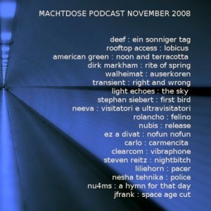 machtdose nov08 Podcast November 2008